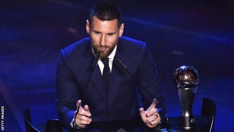 Best Fifa Football Awards: Lionel Messi wins best men's ...