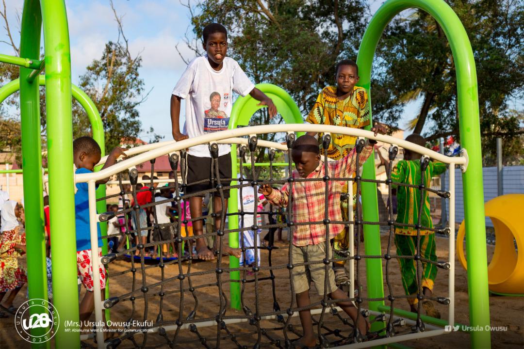 Ursula commissions refurbished Dansoman Children’s Park to mark her ...