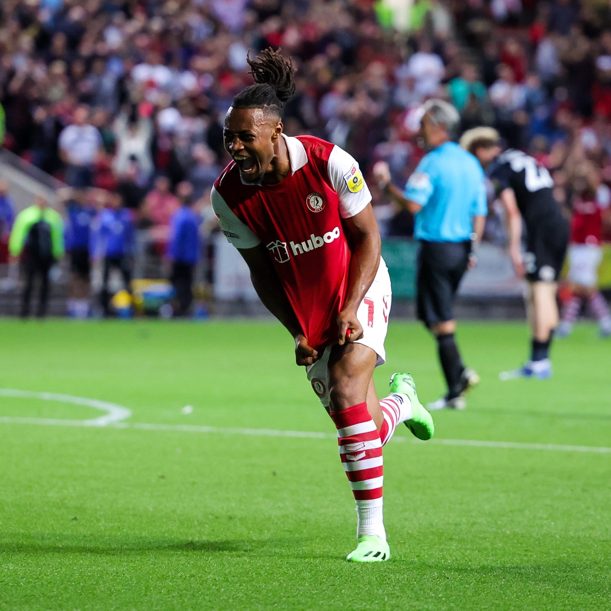 Ghana's newbie Antoine Semenyo scores for Bristol in a third game 