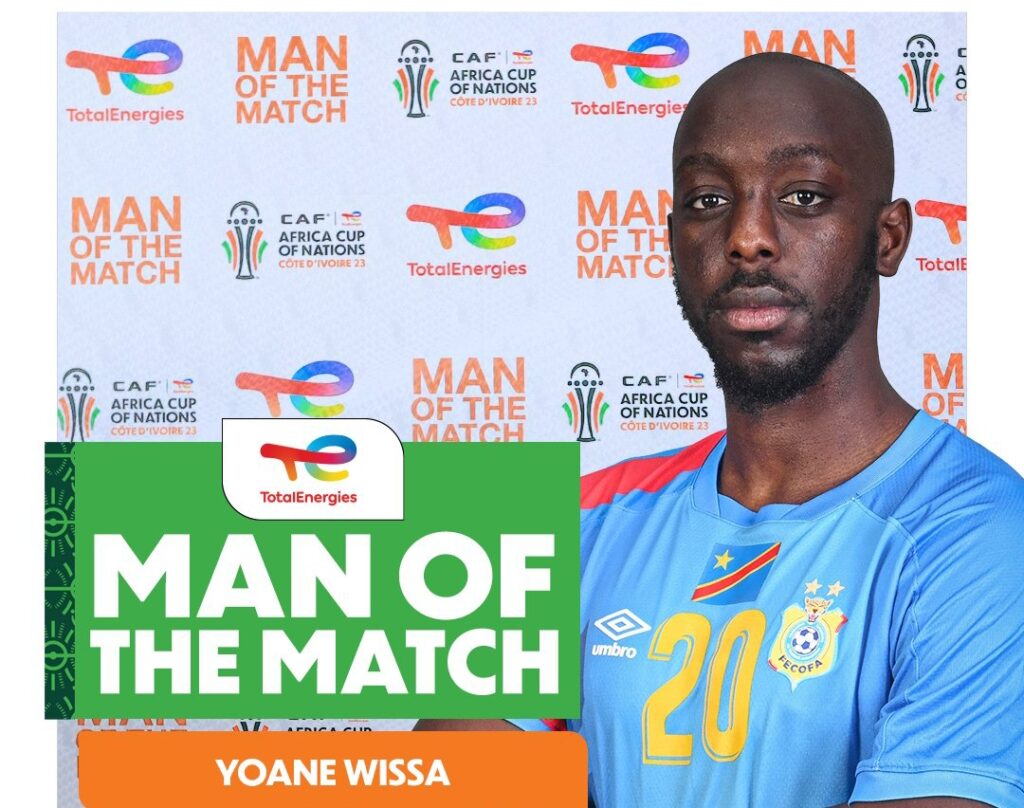 AFCON 2023: Yoane Wissa Named Man Of The Match In DR Congo's Thrilling ...