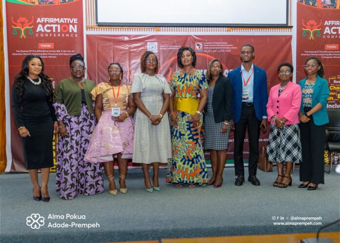 Alma Pokua Adade-Prempeh in a pose with some participants