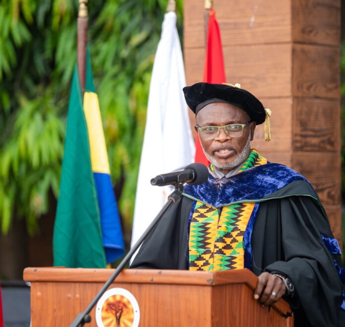 Professor Isaac Abeku Blankson, President of AUCB